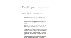 Desktop Screenshot of onepeople.org